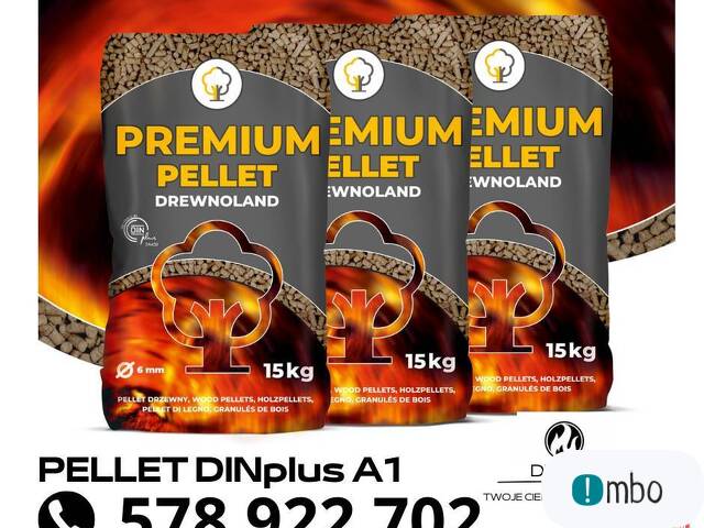 Pellet Premium DINPLUS A1 iglasty-sosnowy 6mm Słupia - 1