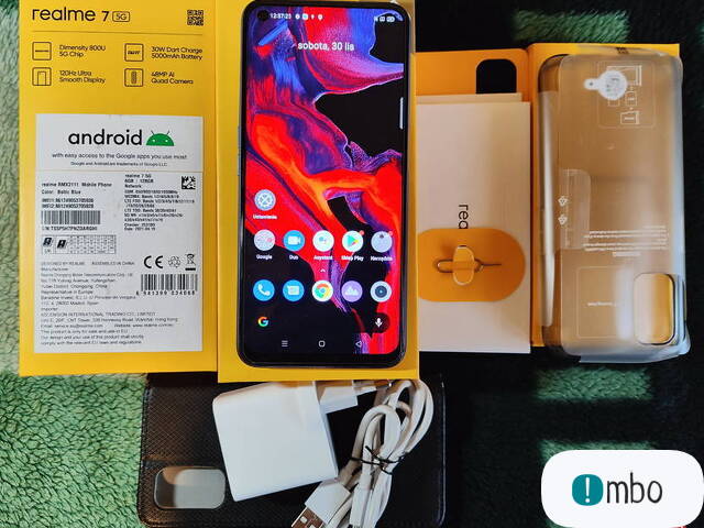 Realme 7 5G 6/128GB Niebieski 120Hz - 1